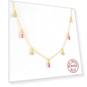 Прямоугольный умный кулон из стерлингового серебра — Умные украшения, Wo Bijouterie