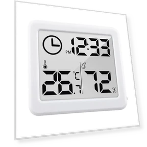 Ультратонкий цифровой термогигрометр — Комнатные термометры, TOP-MALL-001