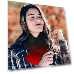 Шарф с подогревом — Зимние шарфы, Wahaha123