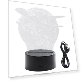 Инновационный ночник в форме плоскости Земли — , CosyHome