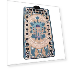 Умный интерактивный коврик для мусульман — Четки, Colorful wall