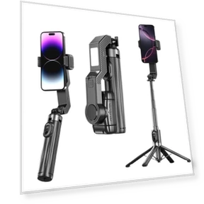 Портативный стабилизатор для селфи-палки 3-в-1 — Селфи-палки и штативы, AE Selection