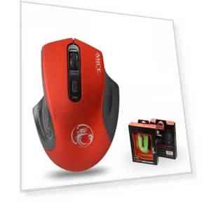 Бесшумная беспроводная игровая мышь — Коврики для мыши, Computer boost