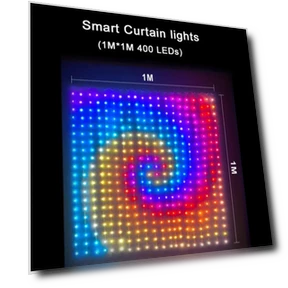 Умные занавески со светодиодами — LED ленты, Stone Home