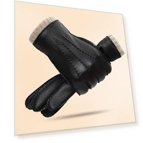 Зимние кожаные перчатки с сенсорным экраном — Перчатки, Ladie KAKA