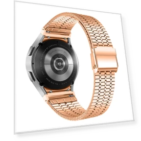 Браслет для часов из нержавеющей стали с 7 бусинами — Ремешки для часов, Smartwatch 2025