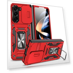 Чехол Armor Series с металлической подставкой и защитной крышкой для камеры — Защитные стекла, Smartwatch 2025