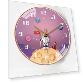 Креативные космические автоматические часы-радио с таймером — Часы, Window glass film