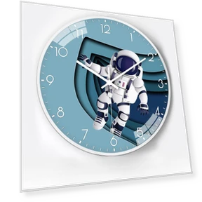 Креативные радиочасы с автоматическим временем — Часы, Window glass film