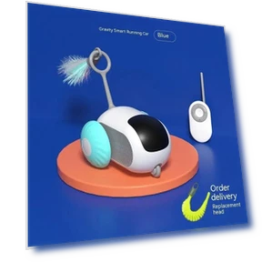 Умная игрушечная машинка для кошек — Игрушки для питомцев, QIIAII D