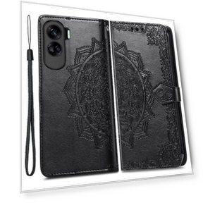 Чехол с ремешком и кошельком из кожи — Чехлы-книжки, Smartwatch 2025