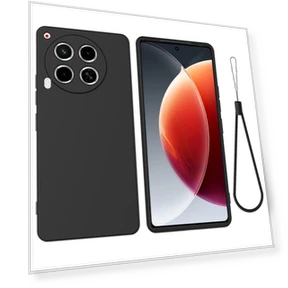 Чехол с жидким силиконом и антицарапающей подкладкой — Аксессуары для телефонов, Smartwatch 2025