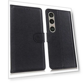 Магнитный кожаный чехол-кошелек с текстурой личи — Чехлы-книжки, Smartwatch 2025