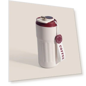 Умная термокружка с LED-дисплеем температуры — Подогреватели напитков, Houspace