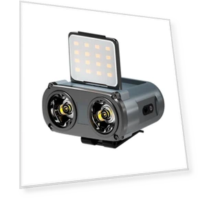 Яркая перезаряжаемая налобная лампа с датчиком — Фонарики, Lanzhong Outdoor LED