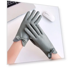 Теплые перчатки кожаные сенсорные — Перчатки, Freedom Outdoors