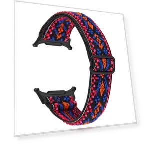 Эластичный ремешок для часов с черным соединителем — Ремешки для часов, Smartwatch 2025