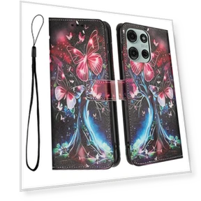 Чехол-кошелек с печатью узоров из искусственной кожи — Чехлы-книжки, Smartwatch 2025