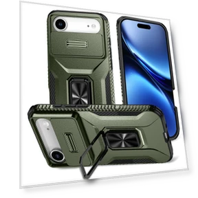 Чехол с подставкой Camshield — Защитные стекла, Smartwatch 2025