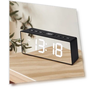 Цифровые настольные часы с термометром и будильником — Будильники и часы, Fashionable bags