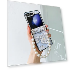 Чехол с дизайном петли и цветочным узором — Базовые чехлы, Smartwatch 2025