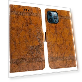 Кожаный чехол с цветочным принтом и боковой застежкой — Бамперы, Smartwatch 2025