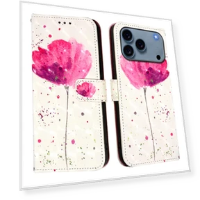 Кожаный чехол с узором и подставкой для iPhone 17 Pro — Аксессуары для телефонов, Smartwatch 2025