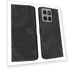 Чехол-подставка для телефона с тиснеными линиями — Чехлы-книжки, Smartwatch 2025