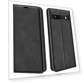 Магнитный кожаный чехол-кошелек с автозакрыванием и подставкой — Чехлы-книжки, Smartwatch 2025