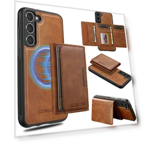 Магнитный чехол для телефона с отстегивающимся держателем для карт — Аксессуары для телефонов, Smartwatch 2025