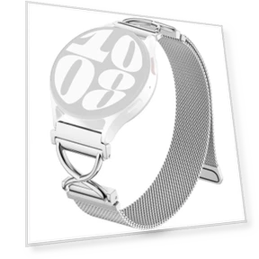 Магнитный ремешок из нержавеющей стали Milanese с X-образным соединителем — Браслеты и клипсы, Smartwatch 2025