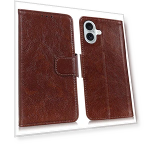 Чехол с кошельком и текстурированной кожей Nappa — Чехлы-книжки, Smartwatch 2025