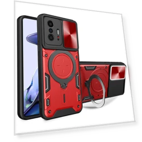 Чехол с крышкой для камеры и подставкой — Аксессуары для телефонов, Smartwatch 2025