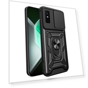 Чехол с выдвижной крышкой камеры и подставкой — Защитные стекла, Smartwatch 2025