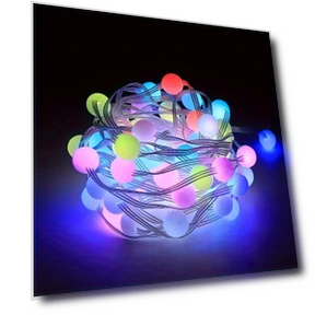RGBIC Круглый шар LED Гирлянда — Гирлянды и светодиодные ленты, SaiMili Light