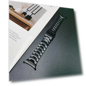 Ремешок для часов из титанового сплава с защитной застежкой — Умные часы, Smartwatch 2025