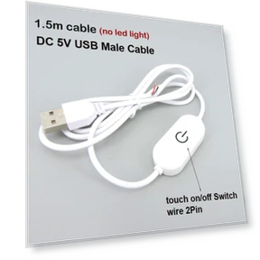 Диммер с сенсорным управлением, 3 цвета, USB-питание — , XHJ12