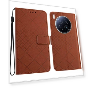 Чехол-кошелек с оттиском из искусственной кожи — Чехлы-книжки, Smartwatch 2025