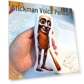 Подвеска Stickman: Голосовая кукла с ИИ — Куклы и фигурки, Toys Space