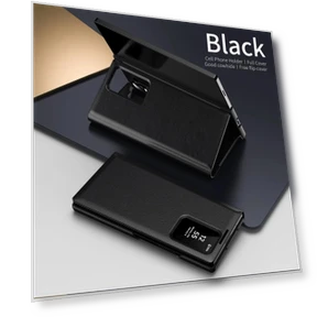 Высококачественный кожаный чехол с окном Smart View — Бамперы, fashion 1