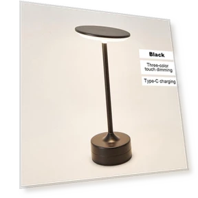 Светодиодная настольная лампа с сенсорным управлением и ночником — Настольные лампы, HOMZY