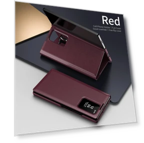 Оригинальный кожаный чехол-кошелек с функцией Smart View для Samsung Galaxy Z Fold — Чехлы-книжки, fashion 1