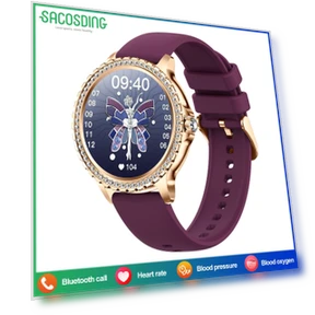 Уличные Модные Женские Смарт-часы с Bluetooth-звонком — Браслеты и клипсы, SACOSDING