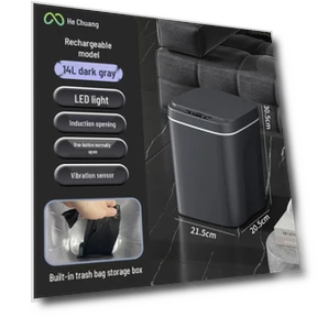 Водонепроницаемое умное мусорное ведро с автоматической крышкой — Кухонные урны, Polaris star