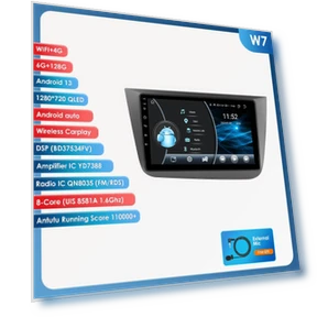 4G AI Voice Wireless CarPlay Android 13 Автомагнитола — Автомагнитолы, Hizpo