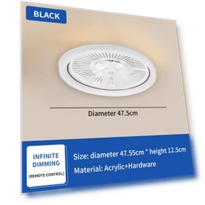 Светодиодный минималистский современный потолочный вентилятор — Потолочные вентиляторы, Build My Home