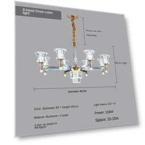 Люстра для гостиной — Люстры, Yuda Lighting