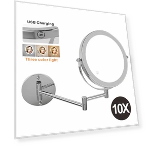 Перезаряжаемое умное светодиодное зеркало для макияжа — Ручные, Vinde Home