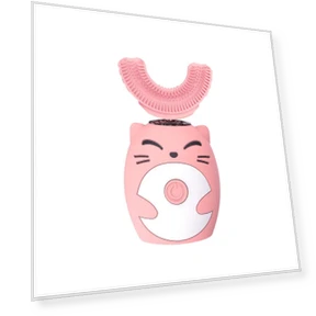 Водонепроницаемая беспроводная U-образная силиконовая электрическая зубная щетка — Зубные щетки для детей, HIMO Group