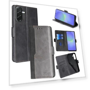 Чехол-кошелек контрастного цвета для Samsung Galaxy A36 5G — Бамперы, Smartwatch 2025